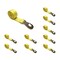 Tie 4 Safe 2" x 10' Wheel Lasso Lift Strap w/ Flat Snap Hook Tow Dolly , 10PK TWS21-2510-M3-Y-C-10 - alternate 1